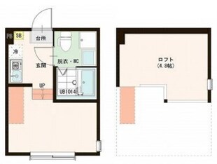 ハーモニーテラス上大岡の物件間取画像